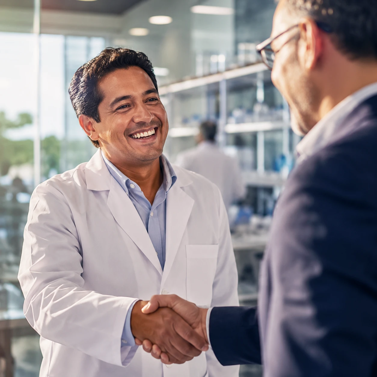 Encuentro entre socios del sector farmacéutico